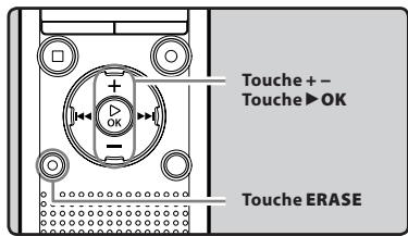 OLYMPUS WS 811 - Effacement de fichiers - 1