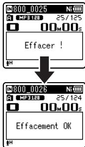 OLYMPUS WS 811 - Effacement de fichiers - 4