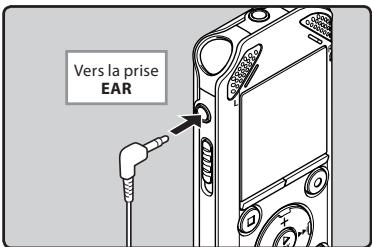 OLYMPUS WS 811 - Connexion des écouteurs - 1