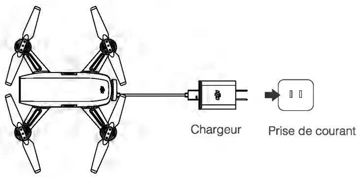 DII SPARK BLANC - Charge de la batterie de vol intelligente - 1