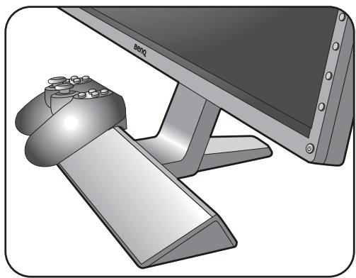 BENO RL2755HM - Posez le contrôleur de votre console sur la base du moniteur - 1