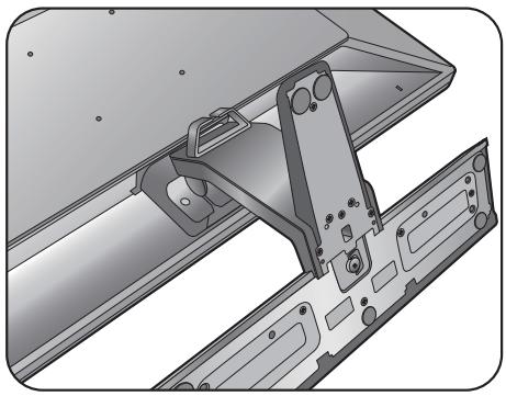 BENO RL2755HM - fixez la base du moniteur. - 7