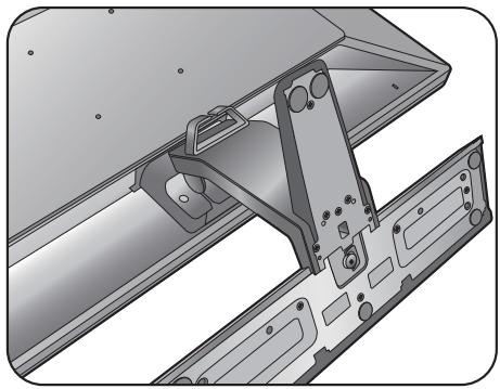 BENO RL2755HM - retirez le support du moniteur. - 1