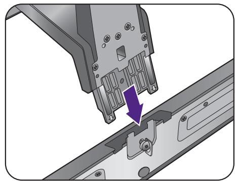 BENO RL2755HM - fixez la base du moniteur. - 3