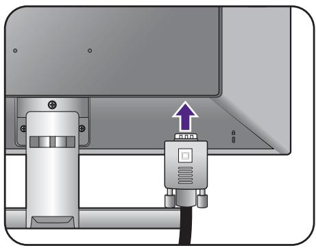 BENO RL2755HM - Connectez le câble vidéo de l'ordinateur. - 1