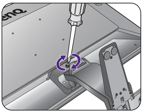 BENO RL2755HM - fixez la base du moniteur. - 6