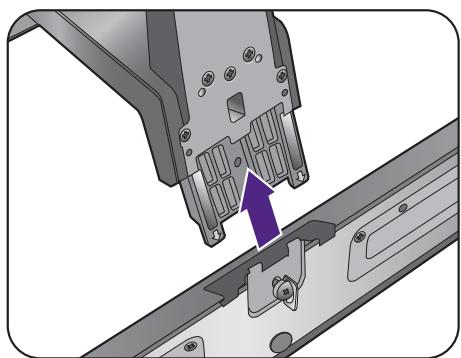 BENO RL2755HM - Retirez la base du moniteur. - 2