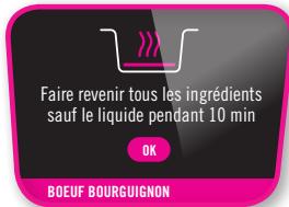 MOULINEX YY5118 - MENU recettes : (suite) - 17