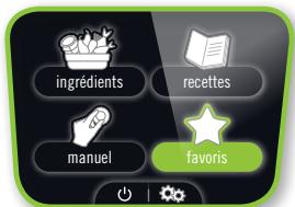 MOULINEX YY5118 - Menu favoris - 2