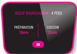 MOULINEX YY5118 - MENU recettes : - 12
