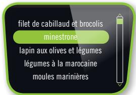 MOULINEX YY5118 - Menu favoris - 4