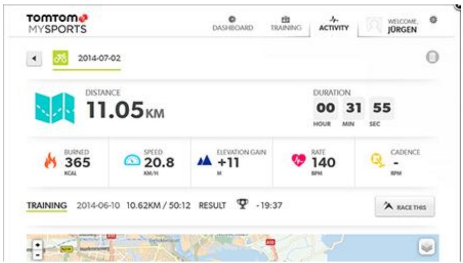 TOMTOM GPS MULTISPORT GRIS - Cours - 1
