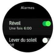 SUUNTO NC - Alarmes de lever et coucher du soleil - 1