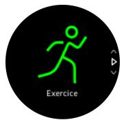 SUUNTO NC - Enregistrer un exercice - 1