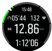 SUUNTO NC - Utilisation des zones d'allure pendant l'exercice - 1