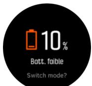 SUUNTO NC - Notifications de la batterie - 1