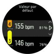 SUUNTO NC - Définir les zones FC par défaut - 1