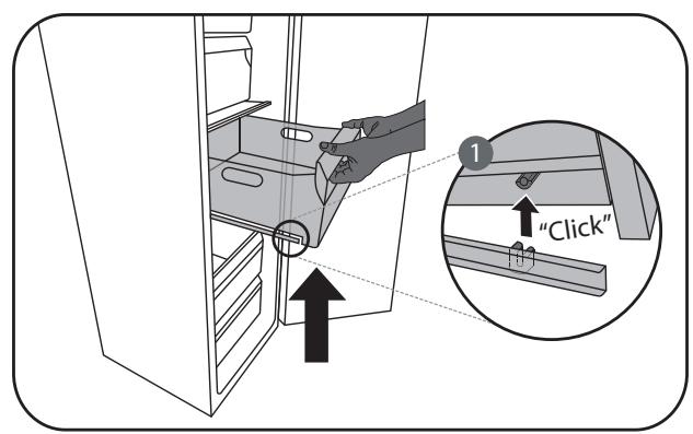 WHIRLPOOL AFB1840A - COMMENT ENLEVER LES BACS DES SUPPORTS MÉTALLIQUES (selon le modèle). - 1
