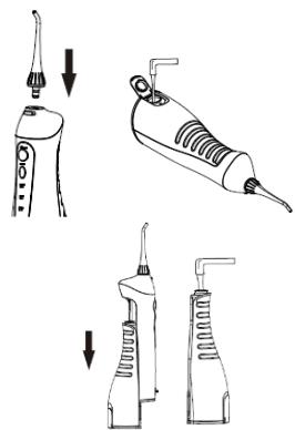 THOMSON TH3HYDROWATERPIKHYDROPULSEURWATERFLOSSERIRRIGADORIRRIGADORPy - USING THE APPLIANCE - 1