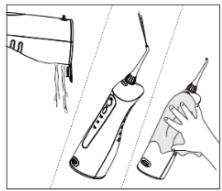THOMSON TH3HYDROWATERPIKHYDROPULSEURWATERFLOSSERIRRIGADORIRRIGADORPy - Después de usar el aparato - 1