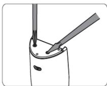 THOMSON TH3HYDROWATERPIKHYDROPULSEURWATERFLOSSERIRRIGADORIRRIGADORPy - Retrait des piles - 1