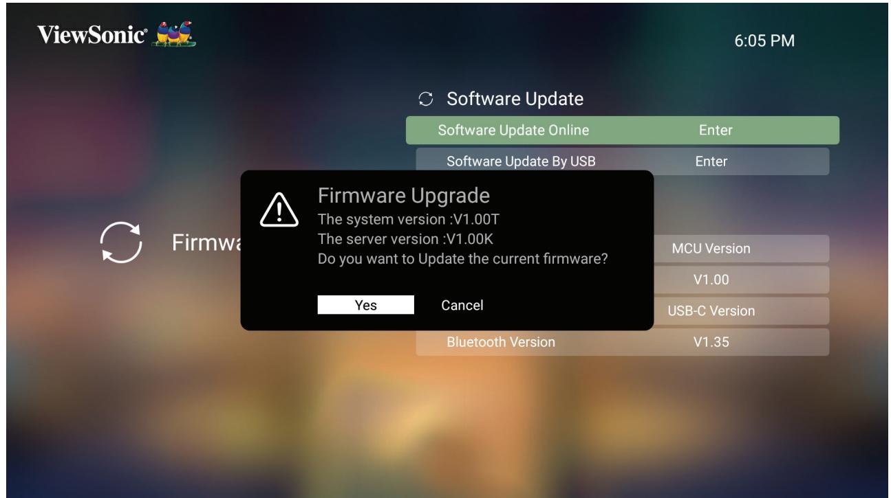 VIEWSONIC M2 - Mise à jour du firmware en ligne - 2