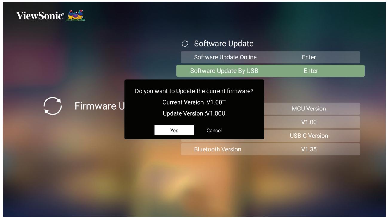 VIEWSONIC M2 - Mise à jour du firmware par USB - 1