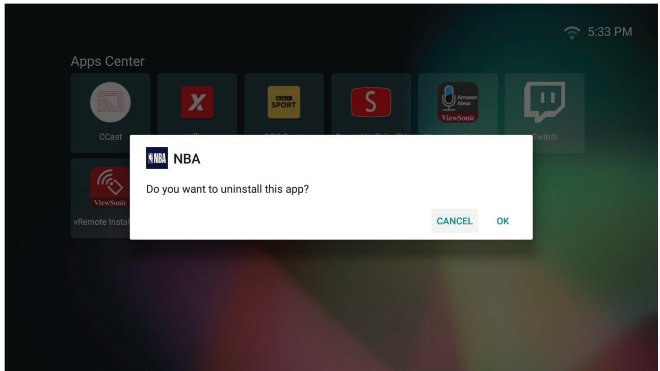 VIEWSONIC M2 - Pour désinstaller des applications - 1