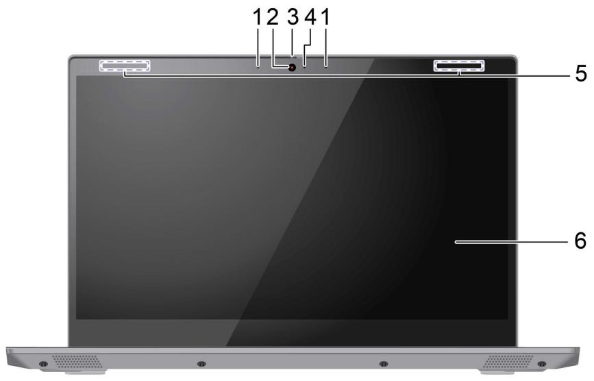 LENOVO IdeaPad3-17ADA05 - Vue avant - 1