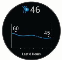 CTW INSMARTWATCHVENU2SILVER - Affichage du widget body battery - 1
