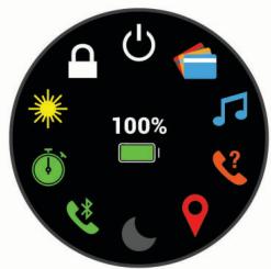 CTW INSMARTWATCHVENU2SILVER - Utilisation du menu des commandes - 1