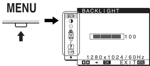 SONY NC - Het menu gebruiken - 1