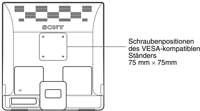 SONY NC - ■ Verwenden eines VESA-kompatiblen Ständers - 1