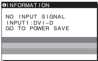 SONY NC - Če se na zaslonu prikaže NO INPUT SIGNAL - 1