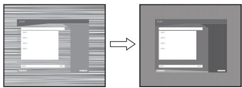 SONY NC - Réglage manuel de la position et de la netteté de l'image (horloge/phase/centrage h/centrage v) - 2