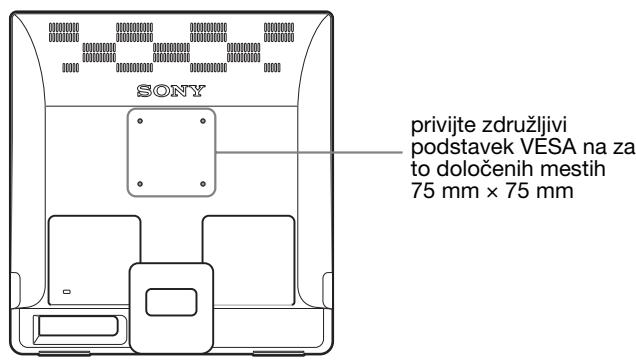 SONY NC - Uporabite združljivi podstavek VESA - 1