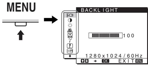 SONY NC - Mozgás a menüben - 1