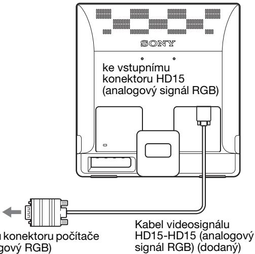 SONY NC - Připojitec počitač vybavený vystupním konektorem HD15 (analogovy signál RGB) - 1