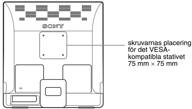 SONY NC - Använd det VESA-kompatibla stativet - 1