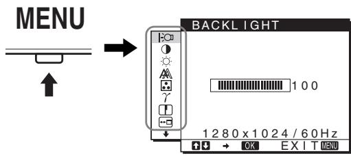 SONY NC - Navegar no menu - 1