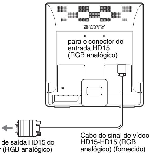 SONY NC - Ligar umcomputador equipado com umconector de saida HD15 (RGB analógico) - 1