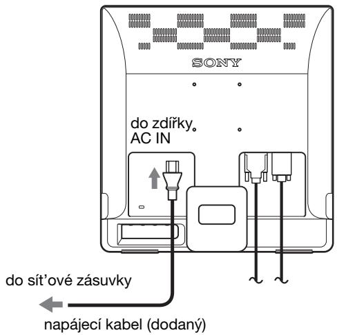 SONY NC - Instalace 3: Připojte napajeci kabel - 1