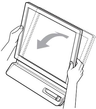SONY NC - Adjusting the tilt - 2