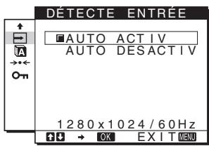 SONY NC - Détection entrée (page 14) (SDM-E76D/ sdm-e96d uniquement) - 1