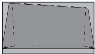 HISENSE H80LSA - Régler le BAS de l'image à l'écran - 4