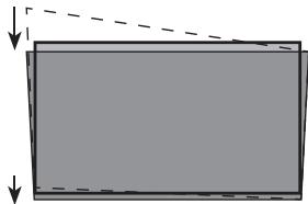 HISENSE H80LSA - Régler l'angle supérieur GAUCHE de l'image - 3