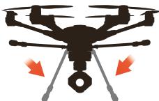 YUNEEC TYPHOON H PRO - Retraction du TRAIN d'atterrissage - 2