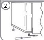 CANDY CCTOS542B - Inverser le SENS d'ouverture des PORTES - 1