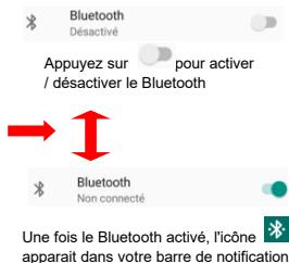 DARTY CONNECT32GO - Activer / désactiver la connexion bluetooth - 2