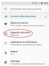 DARTY CONNECT32GO - Activer / désactiver la connexion bluetooth - 1